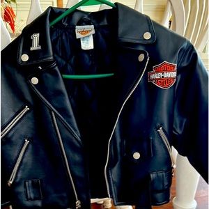 Size 7 brand new Harley Davison leather jacket
